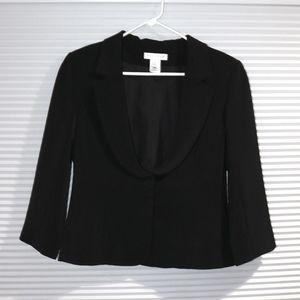 WHBM hidden snap front blazer NWOT